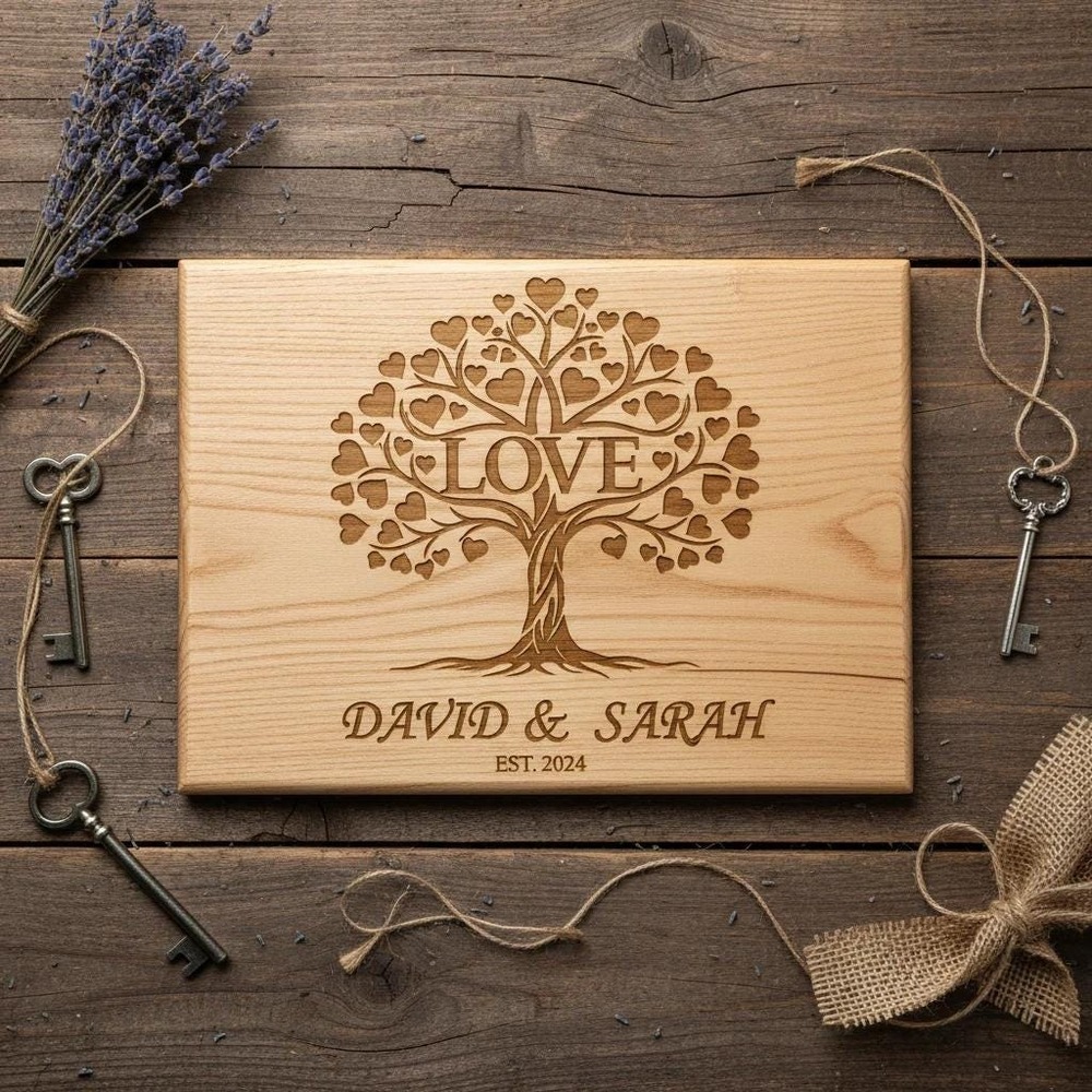 The Love Tree - Personalized Family Name‎ Sign